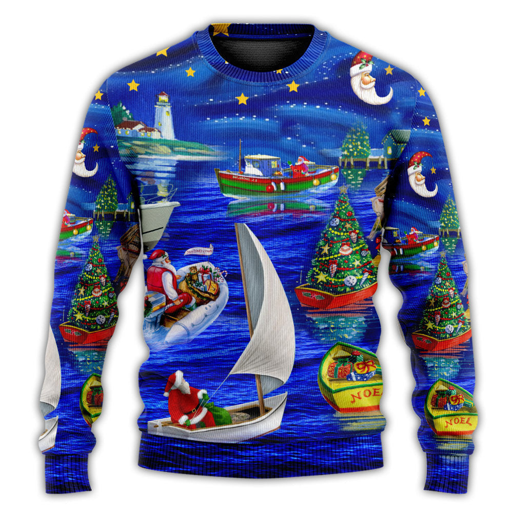 Christmas Coming Starry Night Ugly Sweaters Sweater