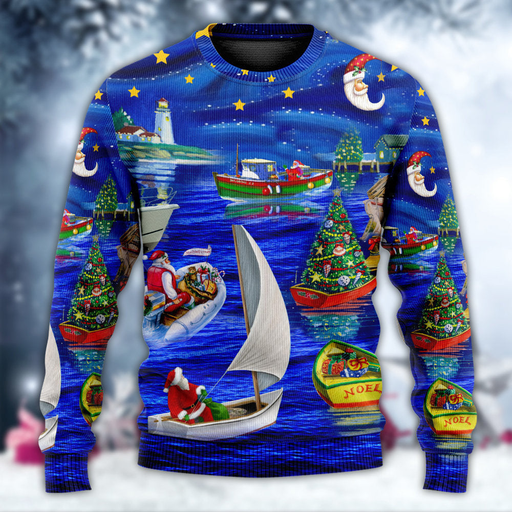 Christmas Coming Starry Night Ugly Sweaters Sweater