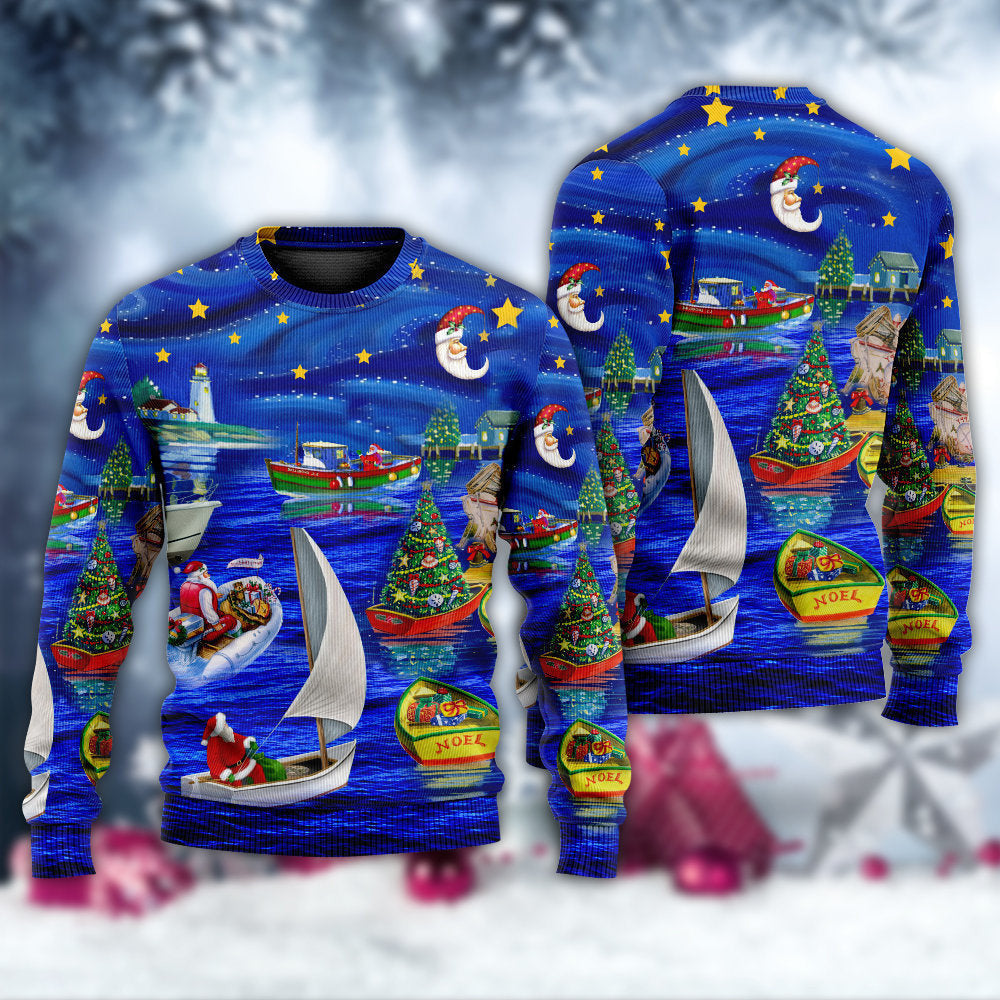 Christmas Coming Starry Night Ugly Sweaters Sweater