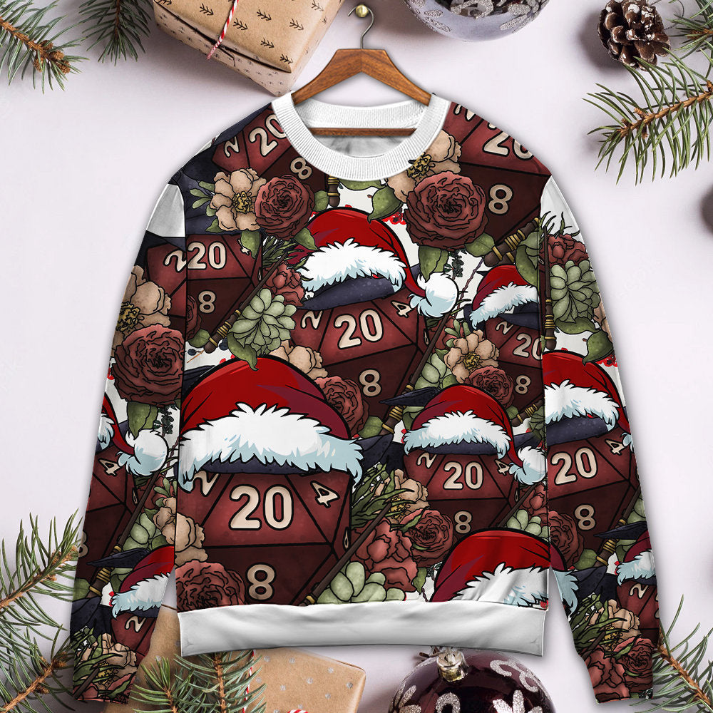 Christmas D Witch Dice Xmas Vibe Ugly Sweaters