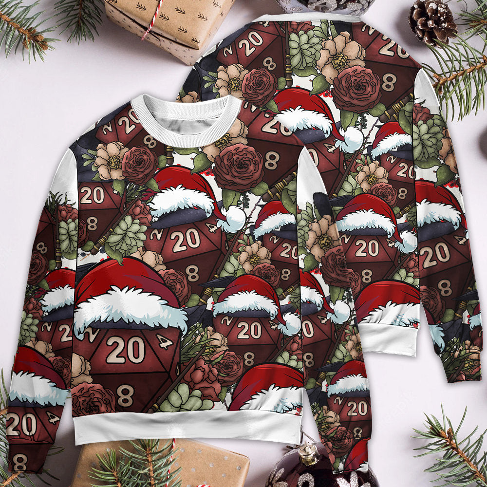 Christmas D Witch Dice Xmas Vibe Ugly Sweaters