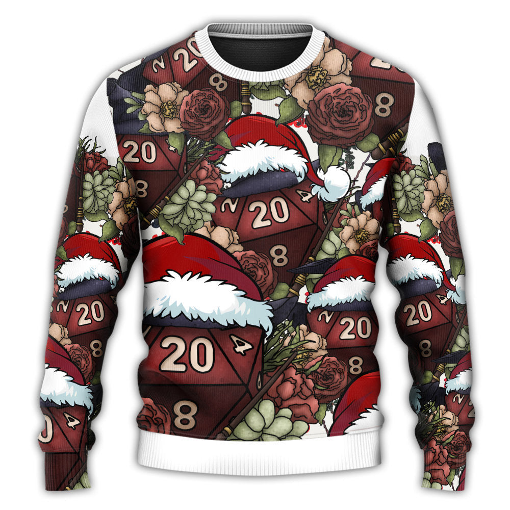 Christmas D Witch Dice Xmas Vibe Ugly Sweaters