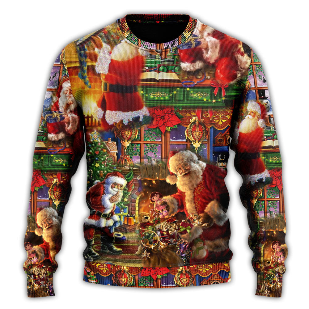 Santa Claus Christmas Merry Xmas Ugly Sweaters