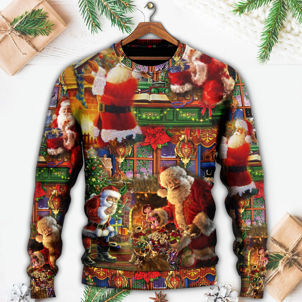 Santa Claus Christmas Merry Xmas Ugly Sweaters