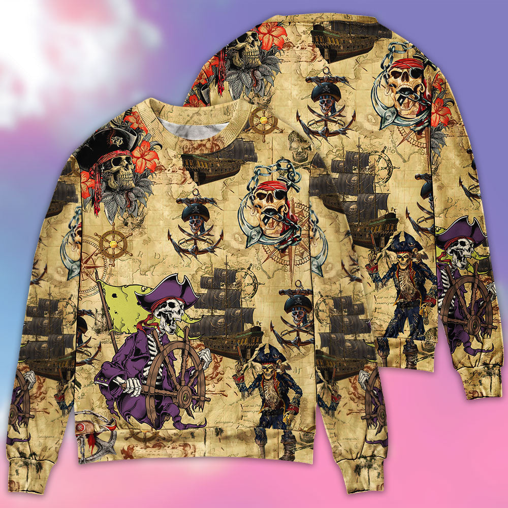 Skull Pirate So Scary Ugly Christmas Sweaters