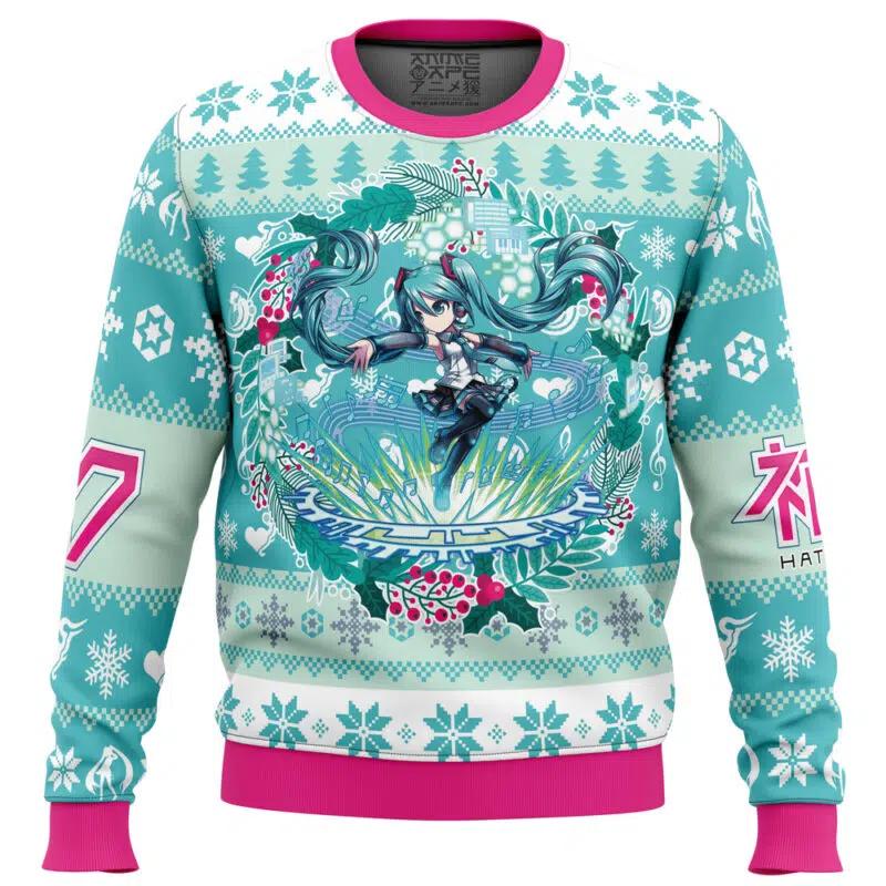 Christmas Symphony Hatsune Miku Ugly Sweater