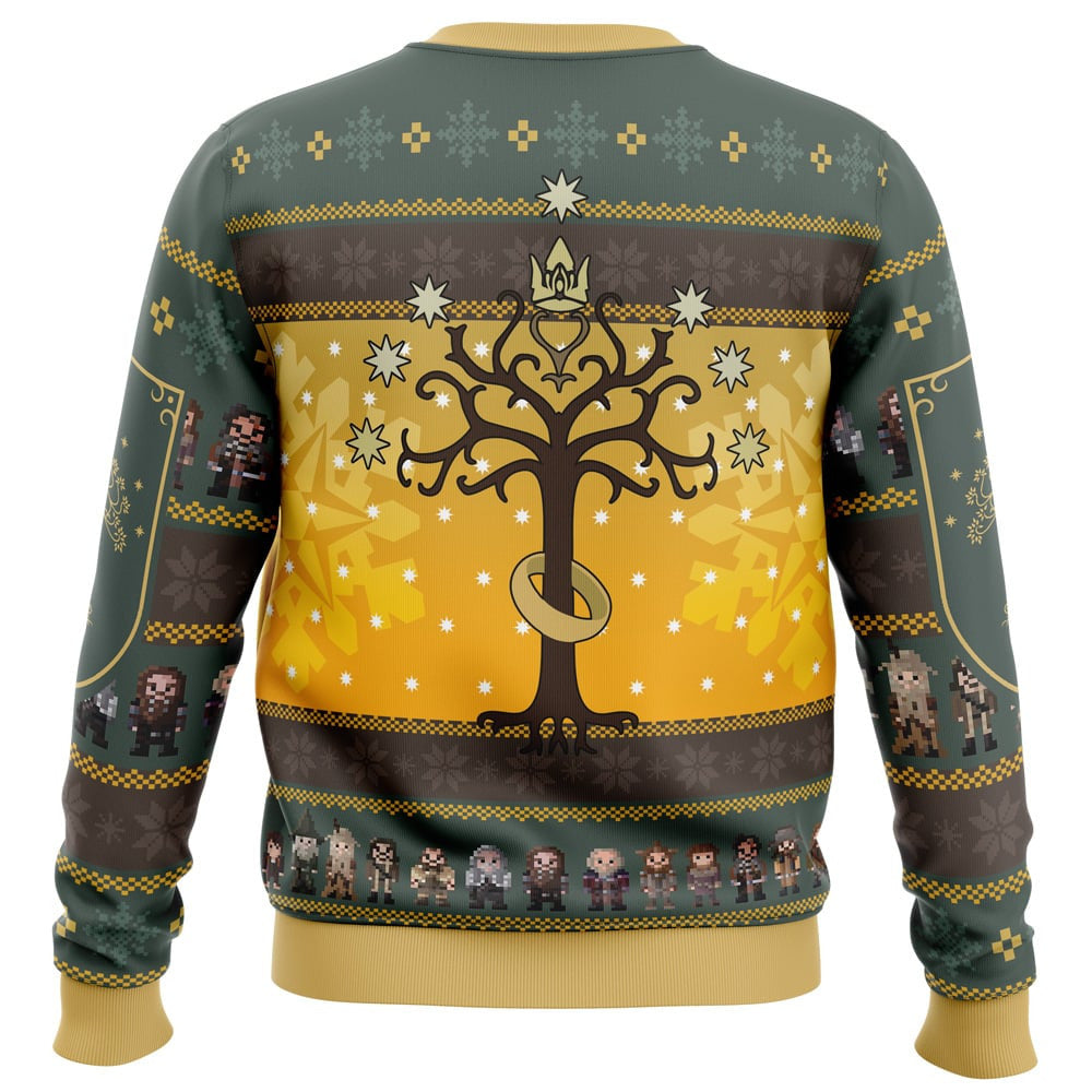 Spend Christmas in Fellowship The Lord of the Rings Ugly Sweater