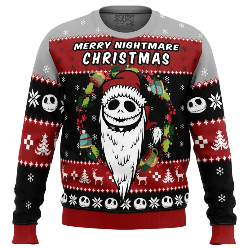 Merry Nightmare The Before Christmas Ugly Sweater