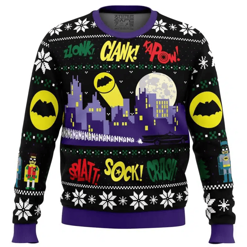 Nananana Christmas Batman DC Comics Ugly Sweater