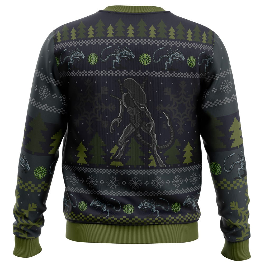 A Christmas Bug Hunt Xenomorph Ugly Sweater