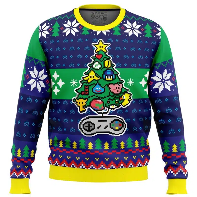 A Classic Gamer Christmas Ugly Sweater