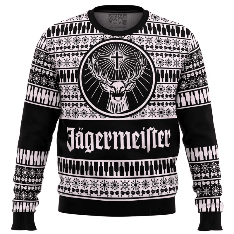 Jagermeister Black Ugly Christmas Sweater