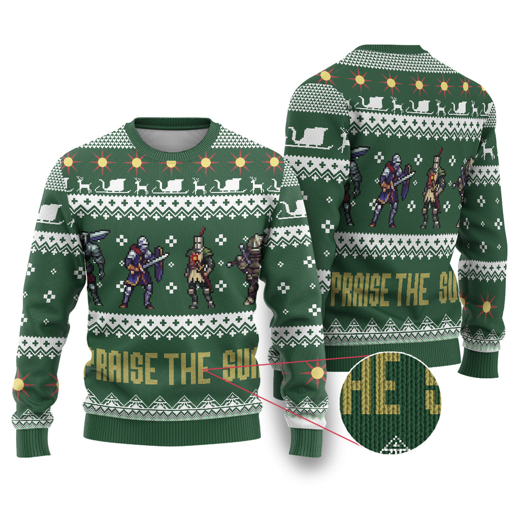 Souls Squad Dark Souls Ugly Christmas Sweater