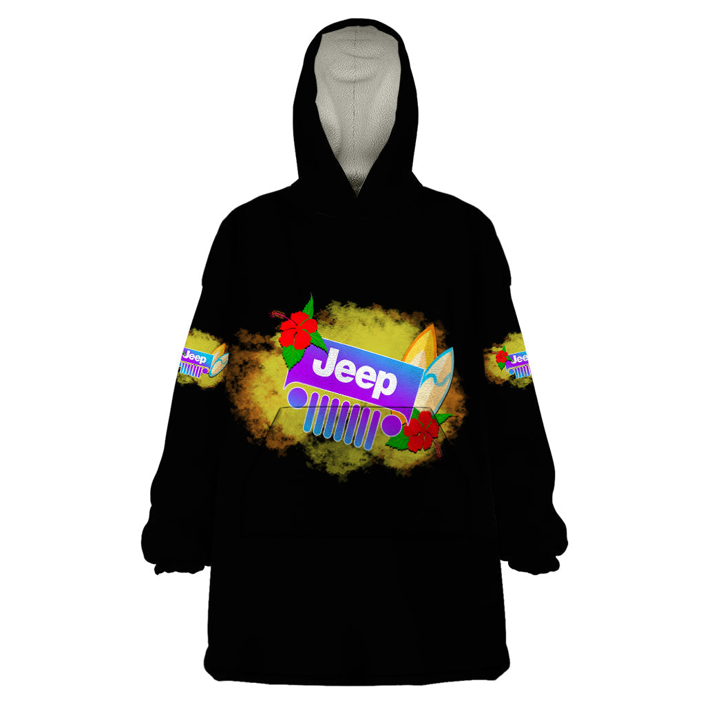 jeep-beach-wearable-blanket-hoodie-anniversary-20th-2023-black-style