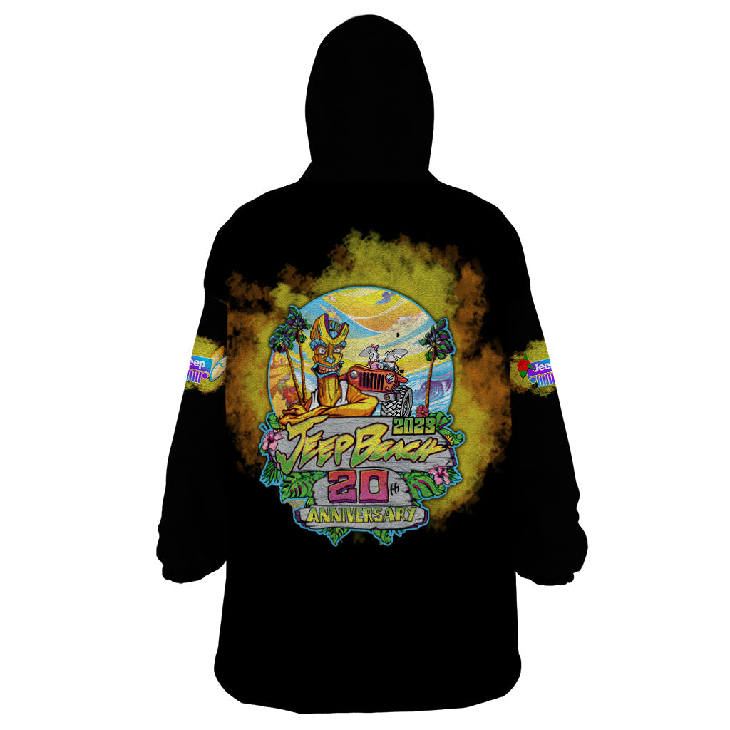 jeep-beach-wearable-blanket-hoodie-anniversary-20th-2023-black-style
