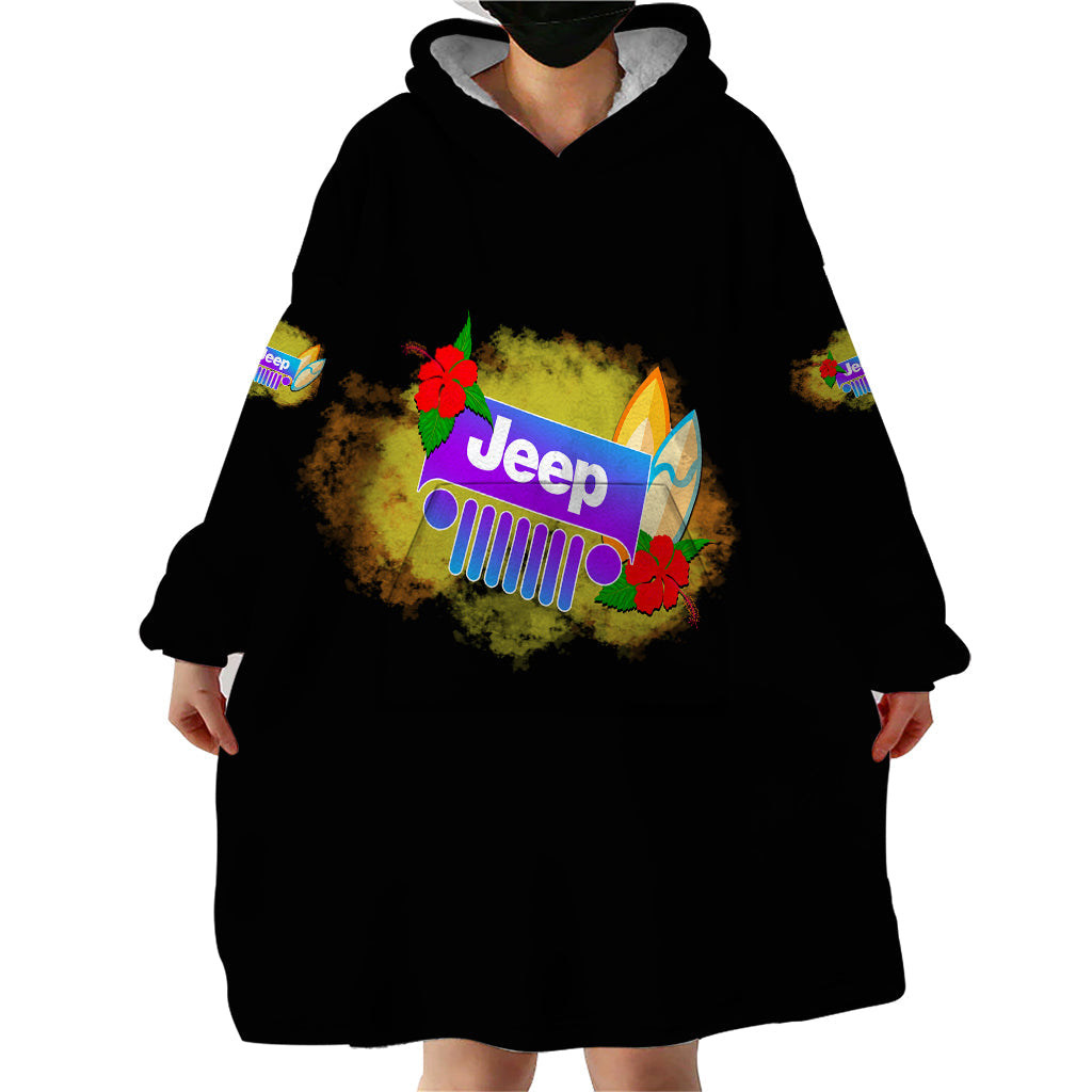 jeep-beach-wearable-blanket-hoodie-anniversary-20th-2023-black-style
