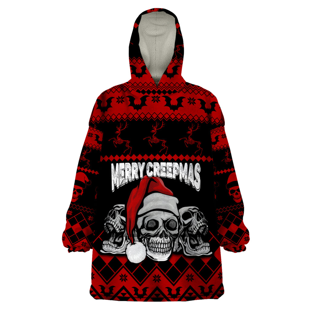 custom-christmas-wearable-blanket-hoodie-gothic-skull-creepmas