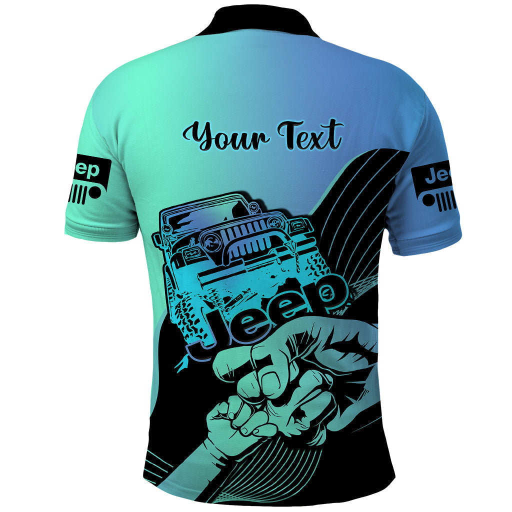 personalised-turquoise-jeep-dad-polo-shirt-happy-fathers-day-best-dads-drive-jeeps