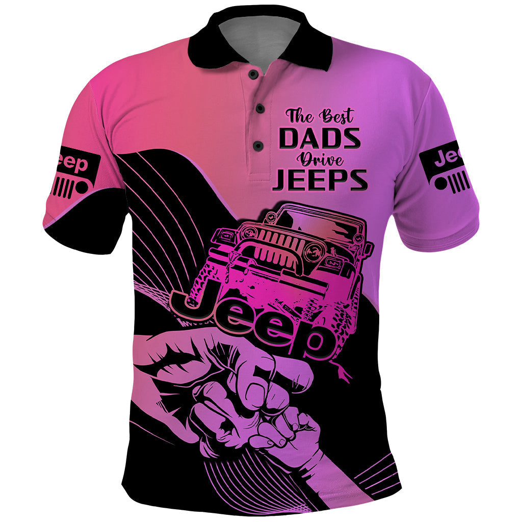 pink-jeep-dad-polo-shirt-happy-fathers-day-best-dads-drive-jeeps