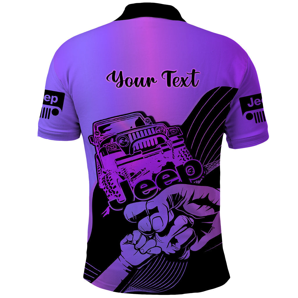 personalised-purple-jeep-dad-polo-shirt-happy-fathers-day-best-dads-drive-jeeps