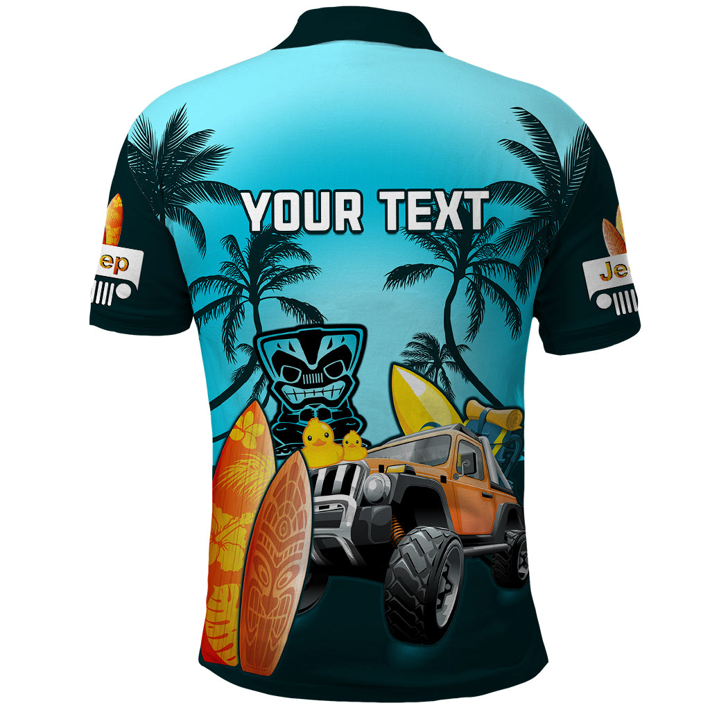 personalised-blue-jeep-beach-2023-polo-shirt-happy-20th-anniversary