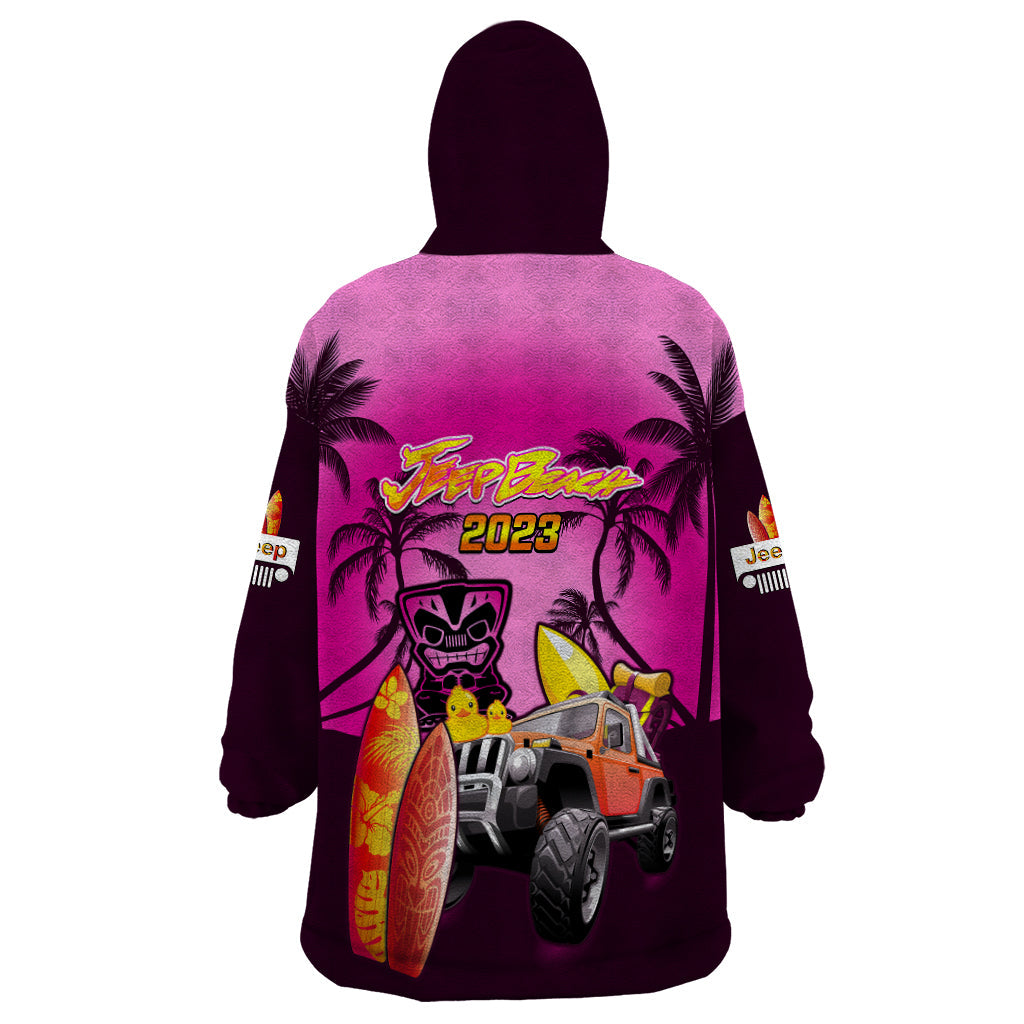 pink-jeep-beach-2023-wearable-blanket-hoodie-happy-20th-anniversary