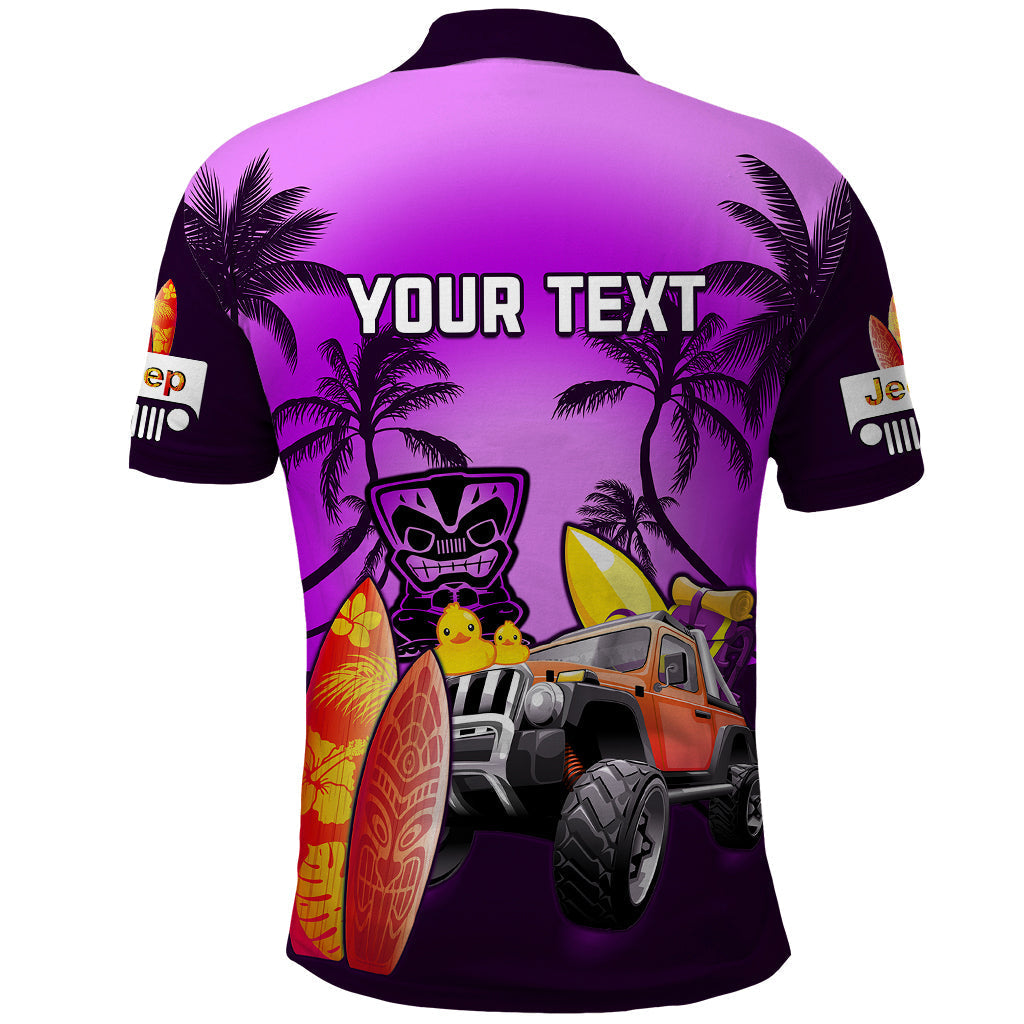 personalised-purple-jeep-beach-2023-polo-shirt-happy-20th-anniversary