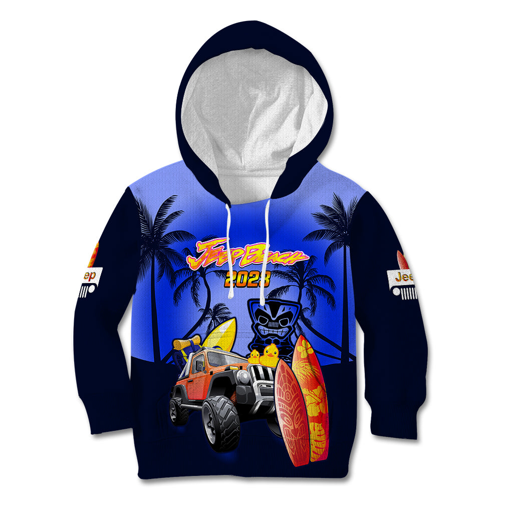 navy-blue-jeep-beach-2023-kid-hoodie-happy-20th-anniversary