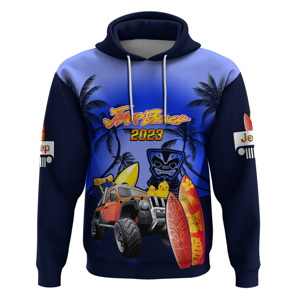 personalised-navy-blue-jeep-beach-2023-hoodie-happy-20th-anniversary