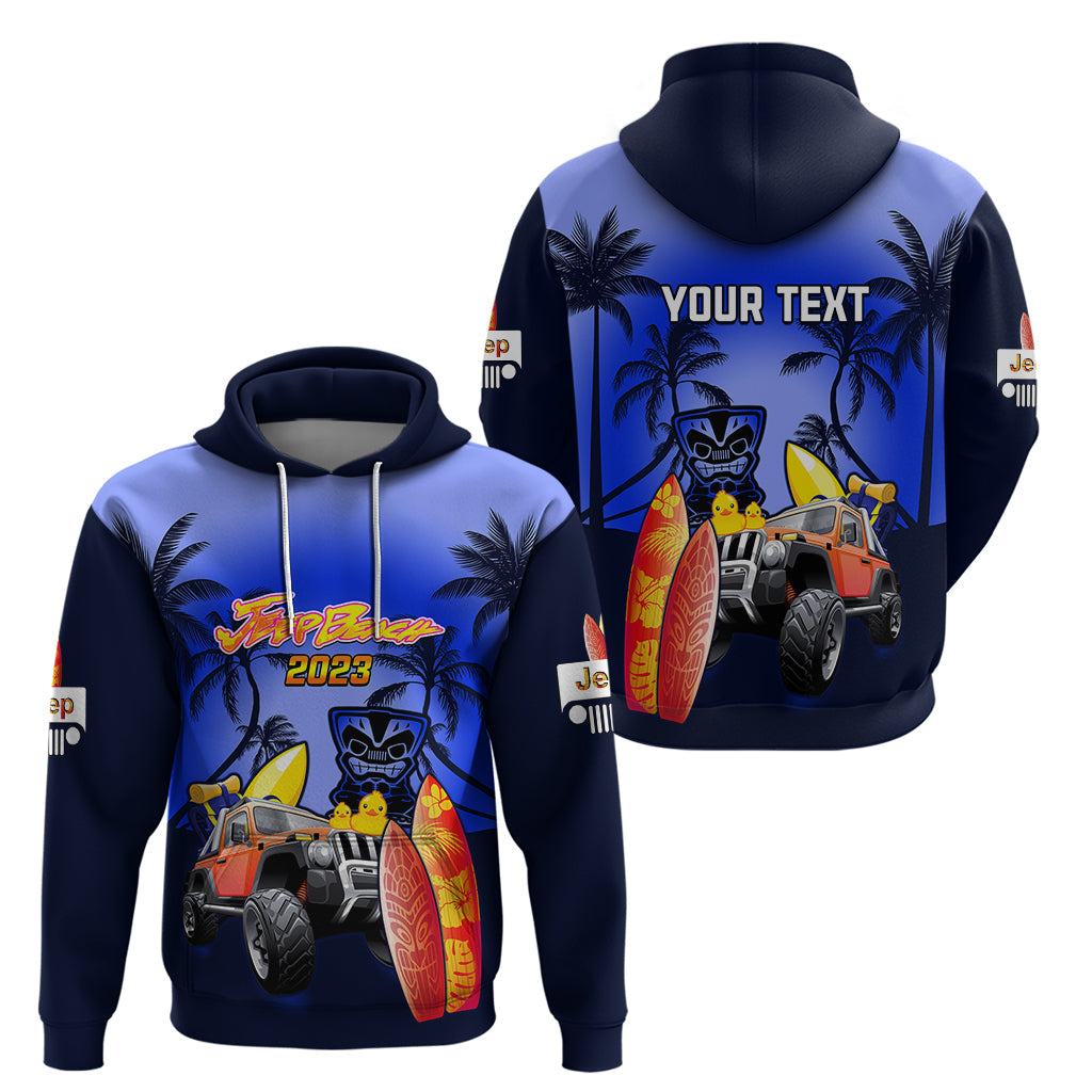 personalised-navy-blue-jeep-beach-2023-hoodie-happy-20th-anniversary