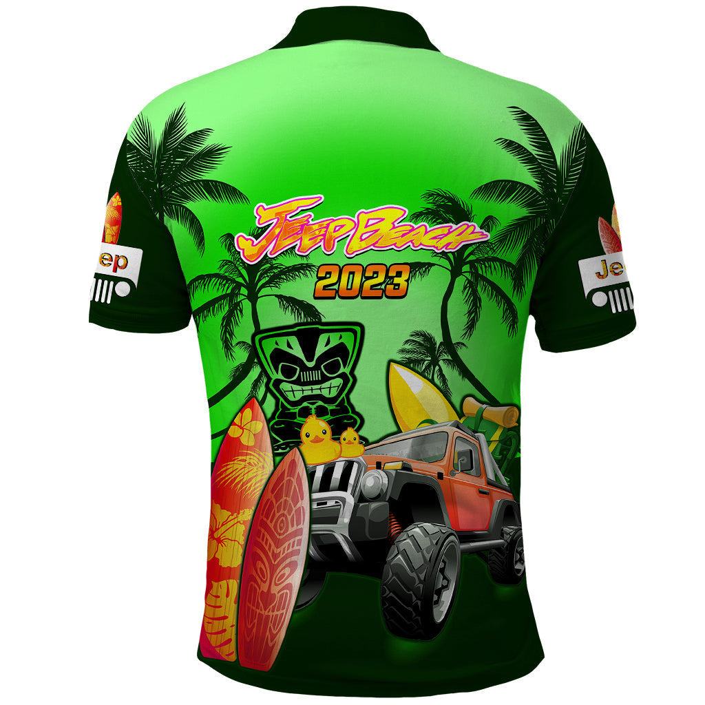 green-jeep-beach-2023-polo-shirt-happy-20th-anniversary