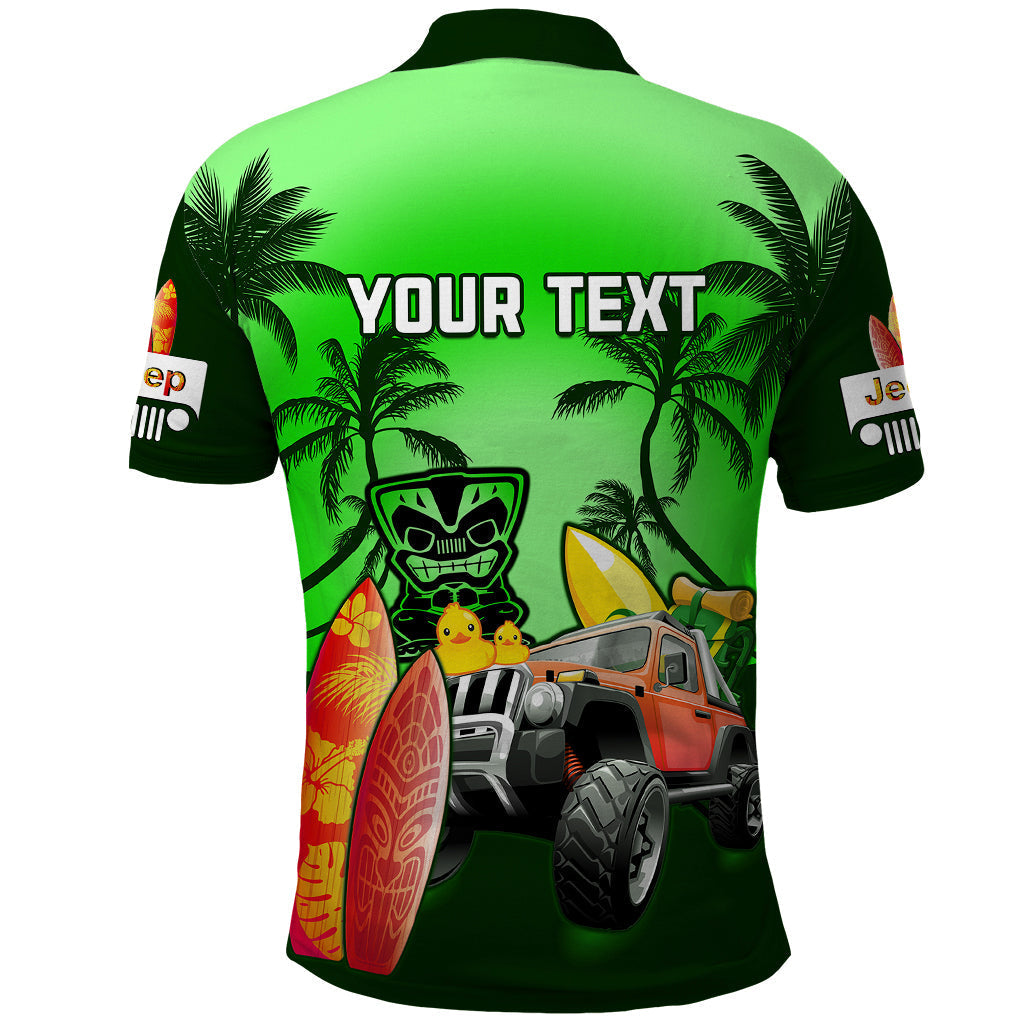 personalised-green-jeep-beach-2023-polo-shirt-happy-20th-anniversary