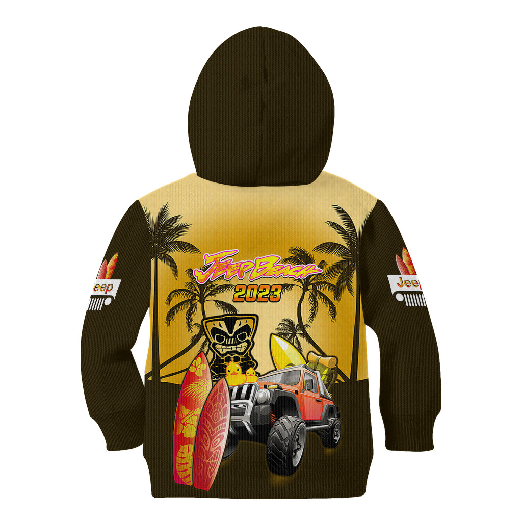 gold-jeep-beach-2023-kid-hoodie-happy-20th-anniversary