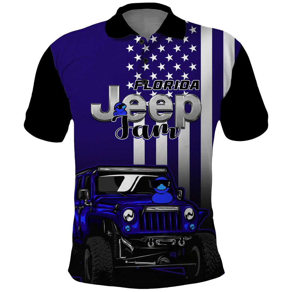 florida-jeep-jam-2023-with-duck-polo-shirt-blue-verison