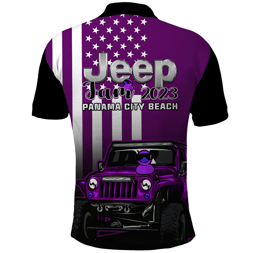 florida-jeep-jam-2023-with-duck-polo-shirt-purple-verison