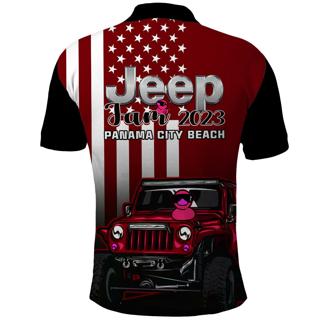 florida-jeep-jam-2023-with-duck-polo-shirt-red-verison
