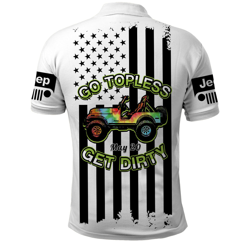 jeep-go-topless-day-2023-get-dirty-polo-shirt-white-version