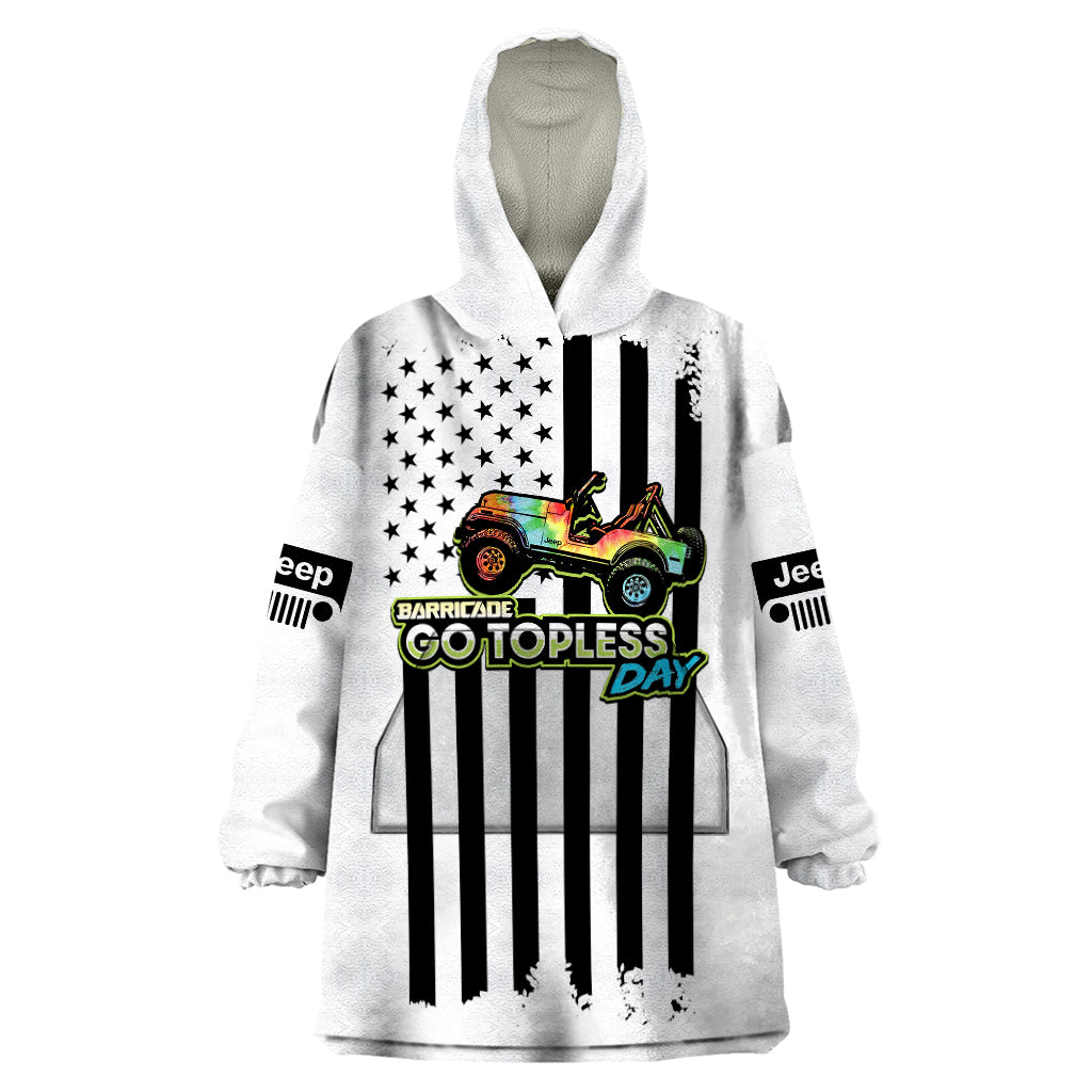 jeep-go-topless-day-2023-get-dirty-wearable-blanket-hoodie-white-version