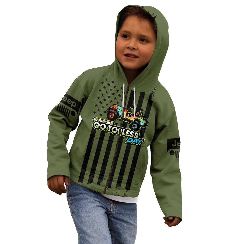 jeep-go-topless-day-2023-get-dirty-kid-hoodie-green-version