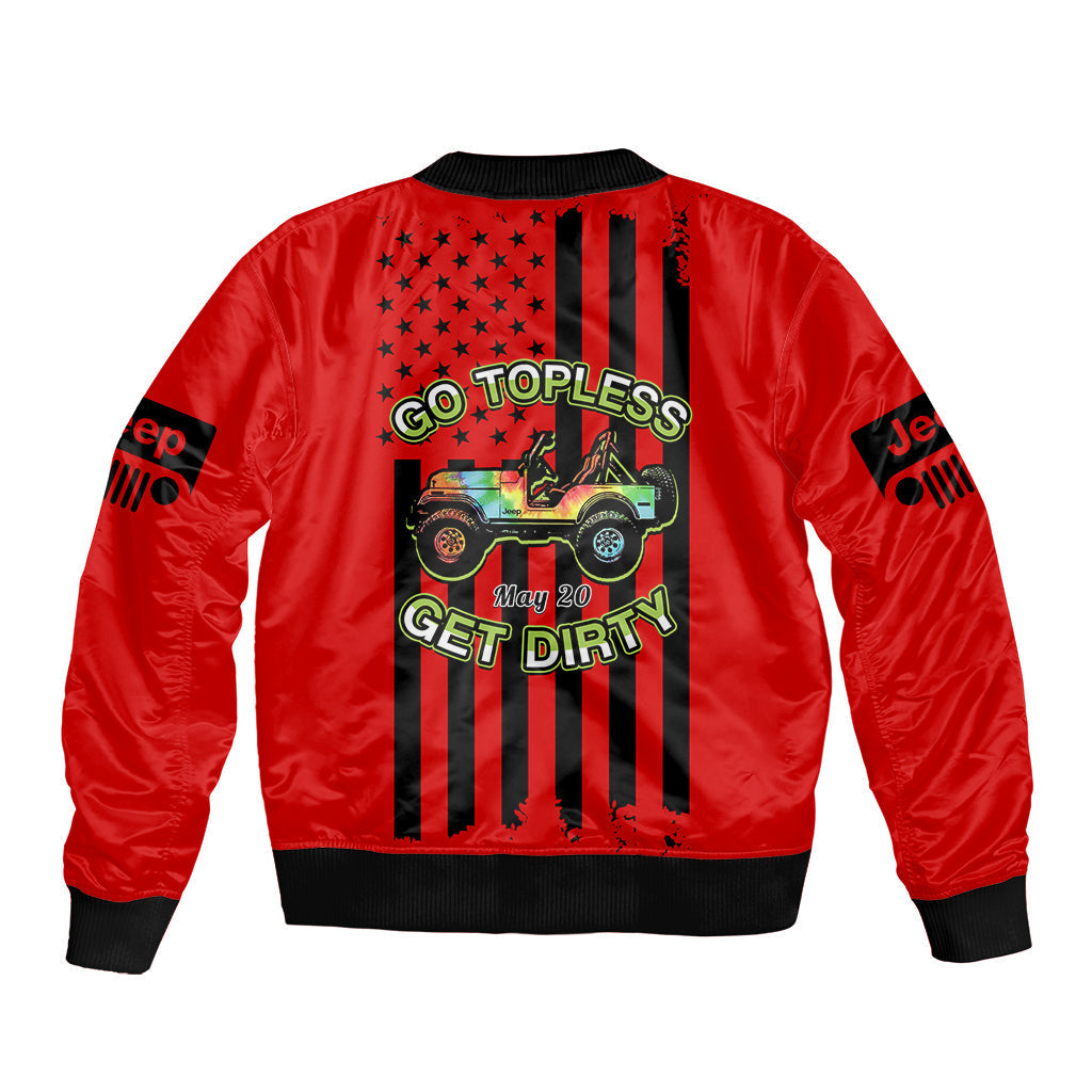jeep-go-topless-day-2023-get-dirty-bomber-jacket-red-version