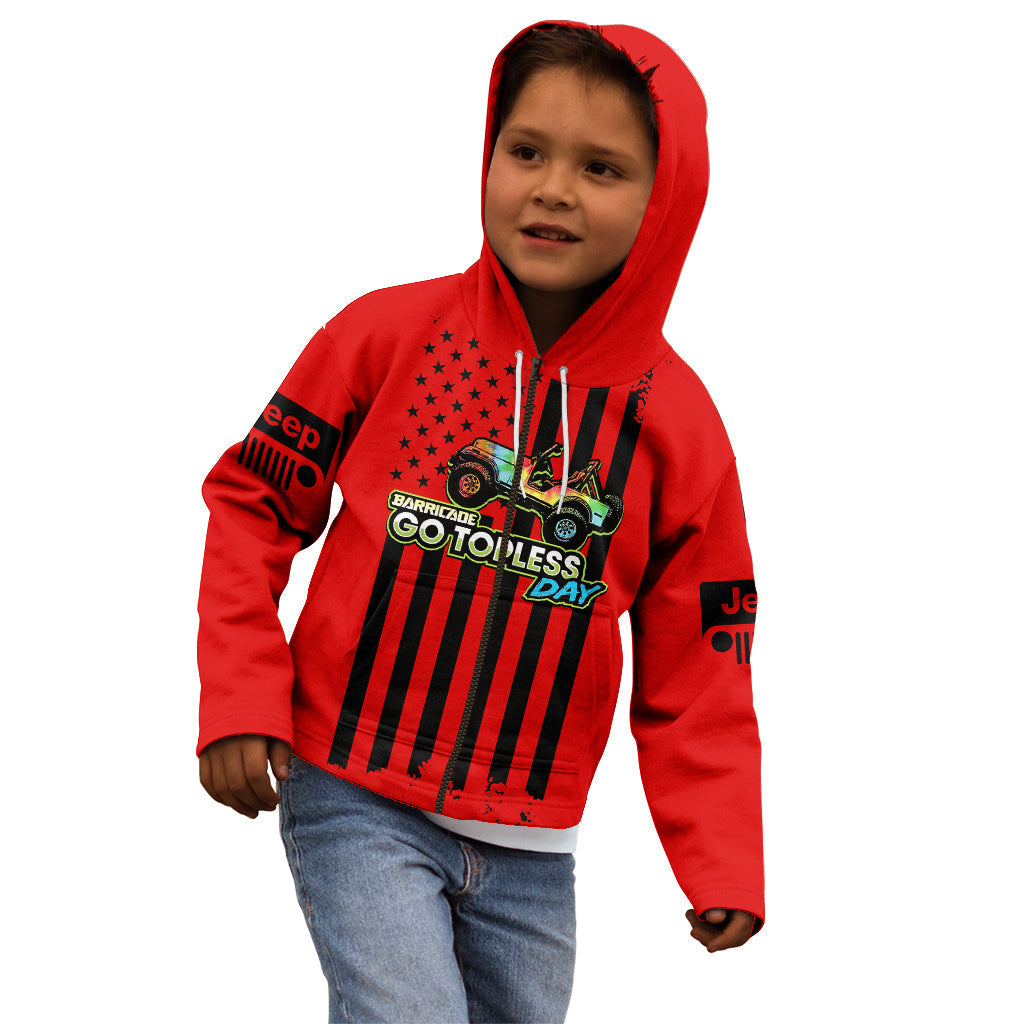 jeep-go-topless-day-2023-get-dirty-kid-hoodie-red-version