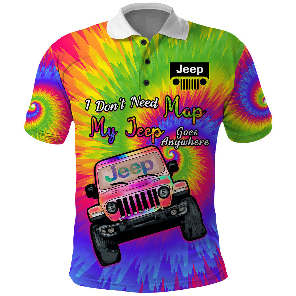 i-dont-need-map-my-jeep-goes-anywhere-polo-shirt-tie-dye-special-version