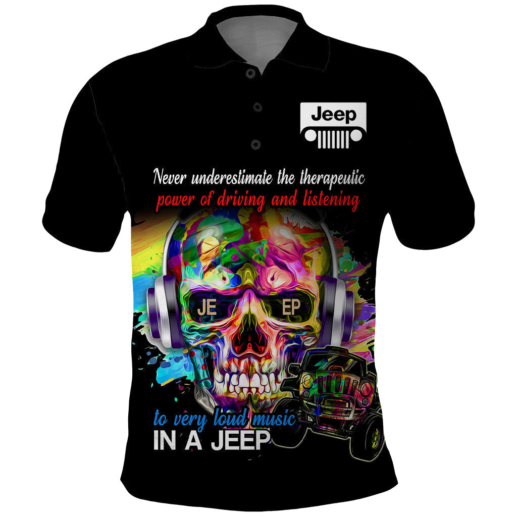 jeep-skull-color-splash-music-polo-shirt-black-vibes