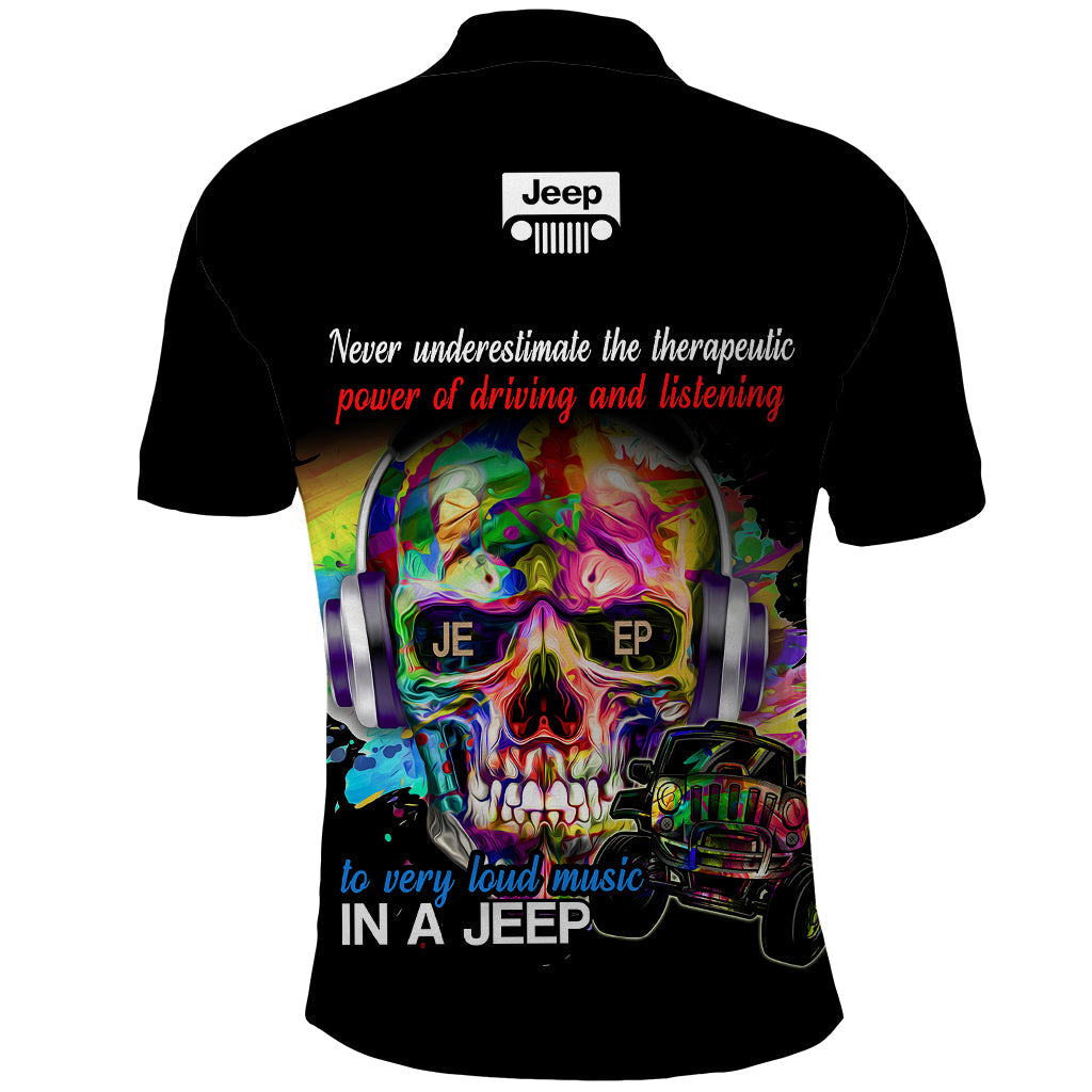 jeep-skull-color-splash-music-polo-shirt-black-vibes