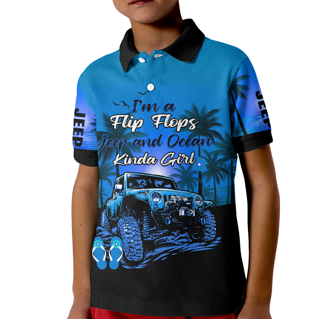 jeep-kid-polo-shirt-im-a-flip-flops-and-jeep-kinda-girl-blue