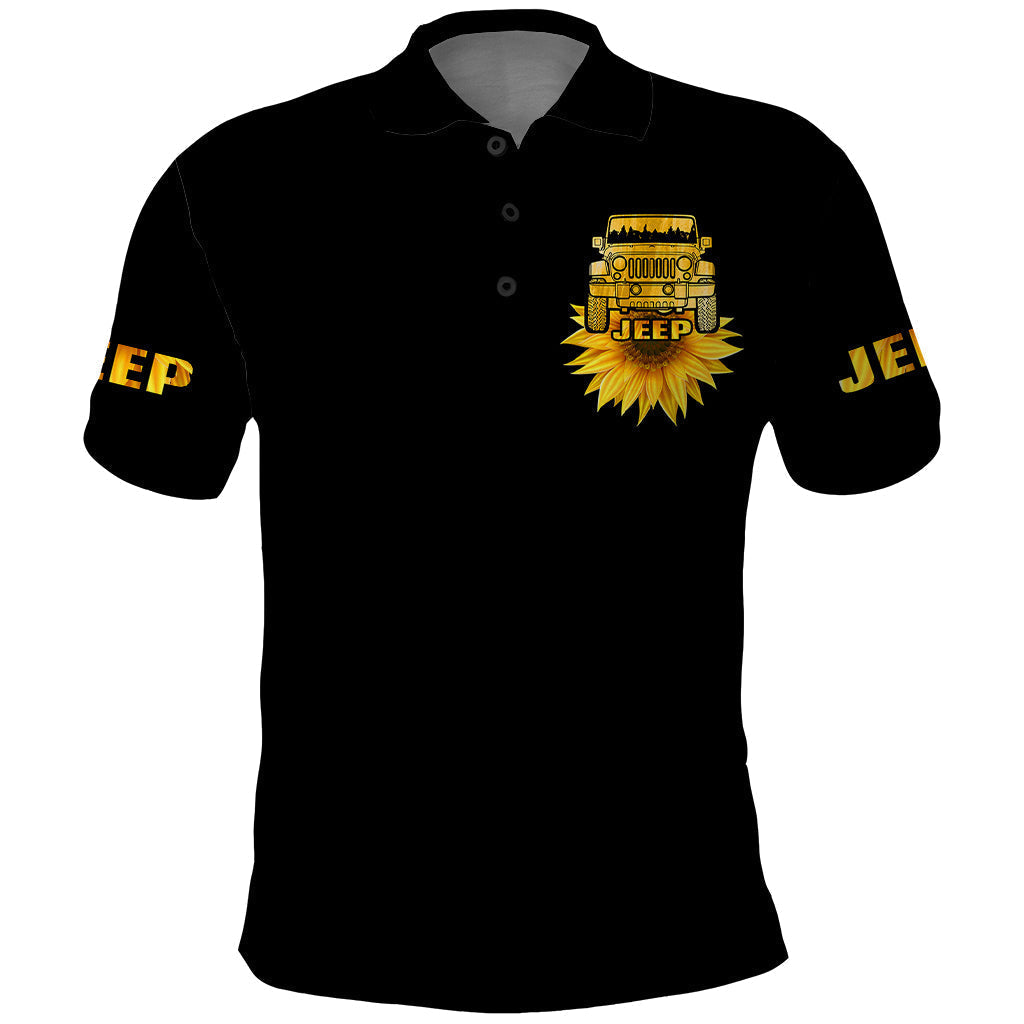 jeep-sunflower-polo-shirt-happiness-is-being-a-jeep-girl-black