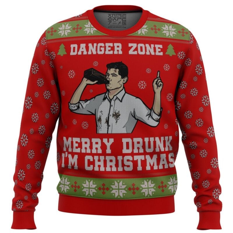 Merry Drunk I’m Christmas Sterling Archer Ugly Christmas Sweater