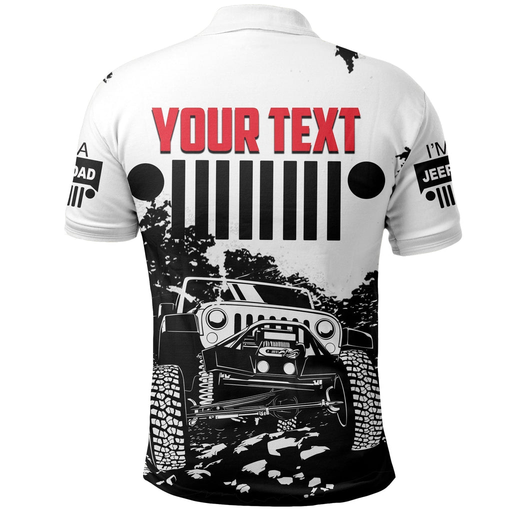 custom-personalised-father-day-polo-shirt-jeep-dad-no3-white-style