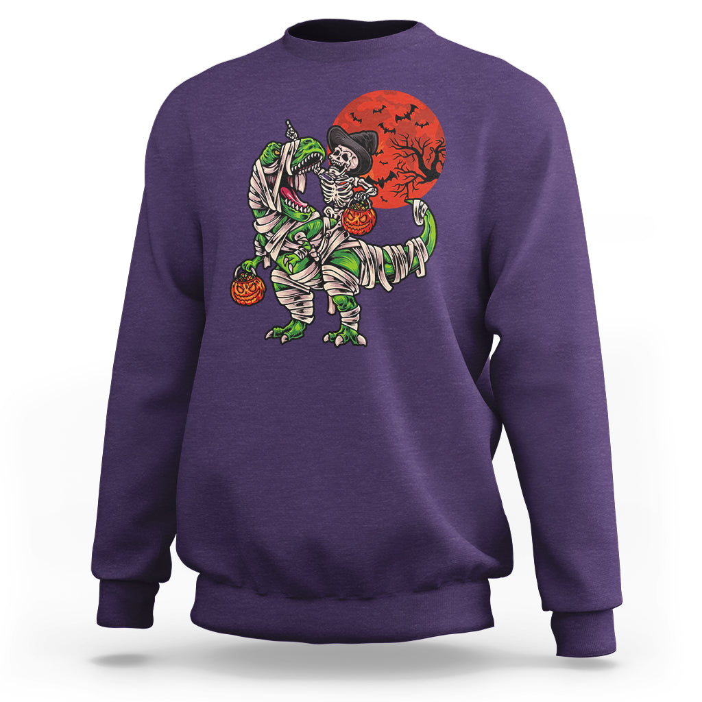 halloween-sweatshirt-halloween-skeleton-riding-dinosaur-funny-scary-pumpkin