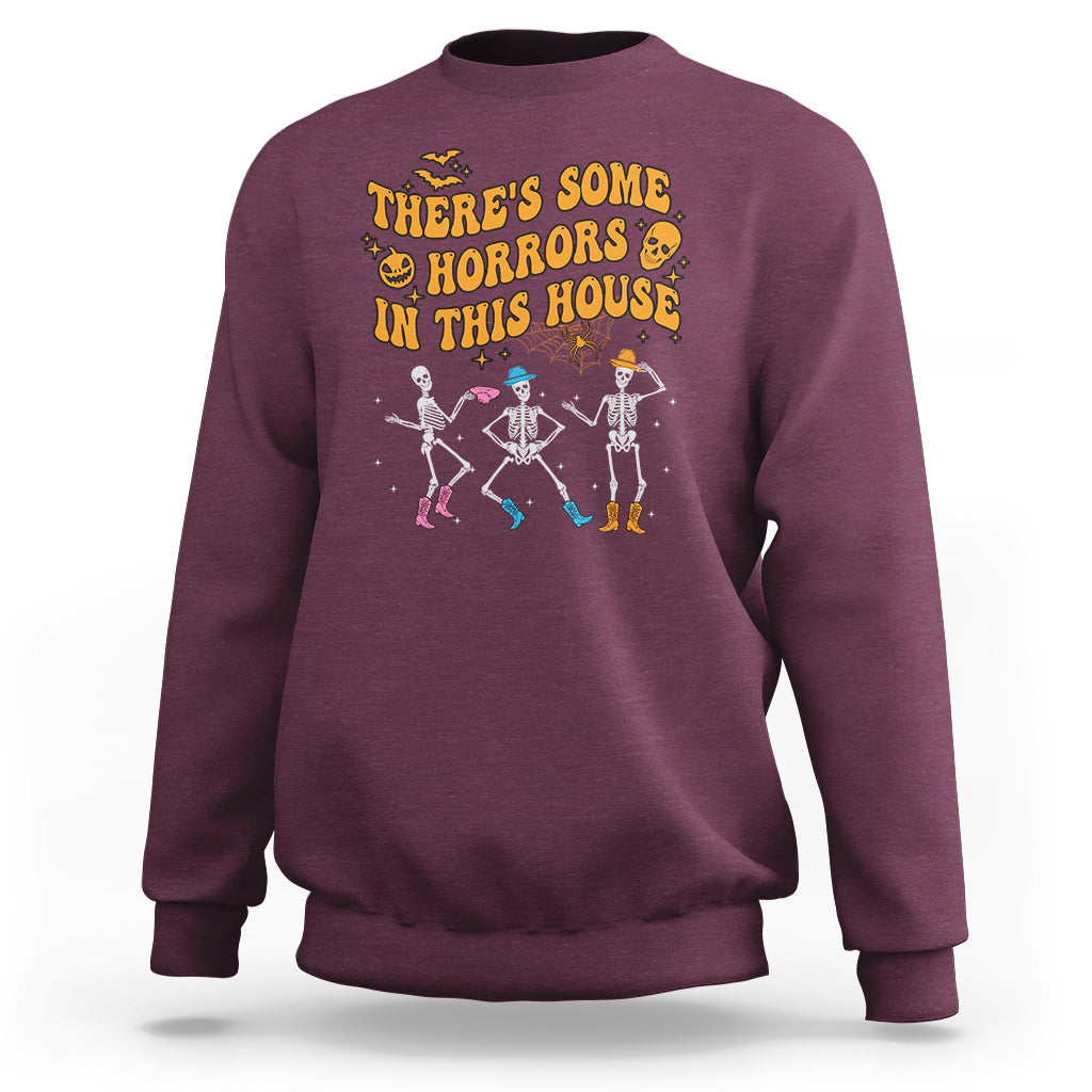 halloween-sweatshirt-theres-some-horrors-in-this-house-spooky-halloween-skeleton